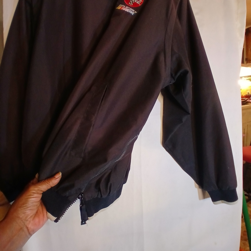 Vintage Vantage Blue Microfiber Coca Cola Nascar Convertible Jacket Vest XL - Picture 5 of 8